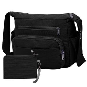 6931 2PCS Nylon Crossbody Bag Set – Waterproof, Lightweight Shoulder Bags